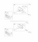 Exhaust System Diagram and Parts List for 12S902-1368-B1  Briggs and Stratton Engine